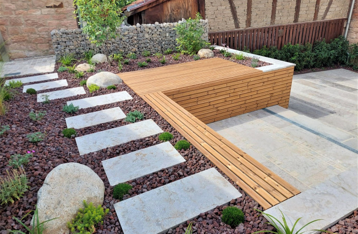Beispielarbeit von GartenGestaltung Christian Stegmann /PARIX® Gitter:Elemente - veröffentlicht auf Gartenbau.org
